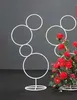 웨딩 senyu0107를위한 새로운 스타일 도매 키가 큰 꽃 스탠드 금속 촛대 꽃 스탠드