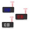 Autres horloges Accessoires Digital Radio ALARME ALARME PROJECTION SNOOZE TIMER LED Affichage de la table de câble de charge USB Mur FM Clock1