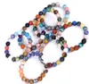 Liebhaber Acht Planeten Naturstein Armband Universum Yoga Chakra Galaxy Sonnensystem Armbänder für Männer oder Frauen Schmuck Dropship GD41