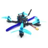 HGLRC XJB-145MM FPV Racing Drone F4 V2 FC OSD 28A 2-4S Blheli_S BB2 4In1 ESC 5.8G 48CH VTX Frsky XM + Récepteur BNF - Bleu