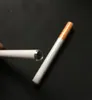 Kutu 78mm 55mm Sigara Şekli Alüminyum Alaşım Metal Boru Bir Hitter Mini El Metal Tütün Borular Snuff Tüp Sigara Borular