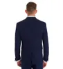 Handsome Double-Breasted Groomsmen Peak Lapel Groom Tuxedos Men Suits Wedding/Prom/Dinner Best Man Blazer(Jacket+Pants+Tie) AA139