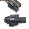 Tactical CNC Fare pistola Light Gun SF X400 LED Fucile luce bianca con laser rosso