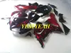 مجموعة أدوات حقن القالب لـ KAWASAKI Ninja ZX6R 05 06 ZX 6R 636 2005 2006 Red flames black Fairings bodywork KK01