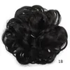 Oubeca Synthetic Flexible Hair Buns topknot Curly Scrunchy Chignon Elastic Messy Wavy Scrunchies Wrap For Ponytail Extensions For Women