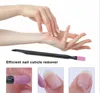 Double-End Quartz Paznokci nasienie Zmywalne Martwe Skóry Pusher Trymer Manicure Nail Art Tool Nail Pielęgnacja