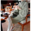 2018 New Women Sweater Dress Autumn Winter Warm Long knitted Sweater Turtleneck Casual Pullover Long Sleeve Streetwear Female