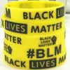 Black Lives Matter Wristband I Can039T呼吸シリコンリストバンドラバーブレスレットバングルレターリストバンドOOA81669897095