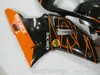 مجموعة ZXMotor عالية الجودة Fairing Kit ل Yamaha R1 2000 2001 Orange Black Fallings YZF R1 00 01 EF48