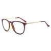 Montature per occhiali rotondi classici Uomo Donna Occhiali da vista con montatura in metallo con blocco della luce blu Occhiali da vista Gafas de sol con bag325G