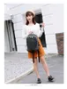 Tasarımcı-sırt çantası Moda Aydınlık Düzensiz Üçgen Pullu Sırt Çantası Kadınlar Için Moda Sırt Çantası Kadın Backbag Kore Damla Nakliye