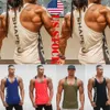 Sportschool mannen bodybuilding tank top spier stringer atletische fittness shirt kleding mannen katoen warme topkleding zomer
