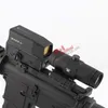 Tactical UH-1 Holographic Red Dot Hunting Rifle Scope and VMX-3T 3X Magnifier Combo with Switch to Side STS Mount Fit 20mm Rail