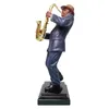 Musicienne de saxophone Figurine résine Musicienne Statue Vintage Gift moderne Ornement Mobilière Home Furnishing Decor9331730