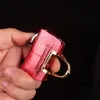 Vrouwen Sigarettenaansteker Creative Compact Handtas Aansteker Mini Butaangas Opgeblazen Aanstekers Bar Metalen Grappig Speelgoed Geen Gas