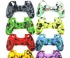 Camouflage Camo Silicone PS4 Case för Sony PlayStation 4 PS5 DS4 Pro Slim Controller Soft Protection Cover Skin