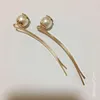 Party gifts fashion pearl alloy hair clips side clip C style hairpin for ladies favorite headdress accessories275e