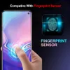 Для версии S10 5G нет HOLESamsung Galaxy S10e s9 S8 Plus s7edge 5D полное покрытие отпечаток пальца разблокировка экрана закаленное стекло протектор экрана
