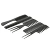 10pcSset Professional Hair Brush Peigt Salon Barber Antistatic Combs brosse Hairdressing Care Styling Tools3576991