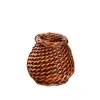 Penholder wicker vase willow flower pot wickerwork makeup pen brush container storage home ornament decoration personality