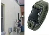 Utomhusväxel Vandring Camping Armband Survival Armband Rope Paracord Rescue Bind Tält Verktyg Custom Color Snabb leverans