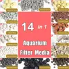 14 in 1 Aquarium Fish Tank Pond Biologische Ringen Bio Bal Filter Media Bag
