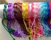 Novas pulseira da moda meninas Luxo Handmade Sorte Cord Braid Rope rosário pulseiras de nylon corda cruz pulseiras 18 cores