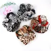 134Colors Lady Girl Hair Scrunchy Vintage Leopard Plaid Scrunchies Dot Floral Hairband Elastic Hair Bands Women Ponytail Holder G6122221