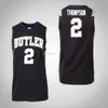 Butler Bulldogs College # 0 Campbell Donovan Maglie da basket # 2 Aaron Thompson # 3 Kamar Baldwin Uomo cucito personalizzato Qualsiasi numero Nome