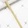 0.5mm Gels Creative Metal Gels Stylos Noir Encre Business School Office Bureau De Noël Anniversaire Anniversaire Hotel Party Fournitures