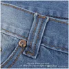 Jeans blu estivi da uomo Jeans larghi hip-hop da uomo Pantaloni larghi in denim Pantaloncini Jeans da uomo Big Plus Size 30-46