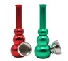 Gourd forma de filtro de fumo da tubulação do metal Mão com Pipes Metal Mesh liga de alumínio Mini Herb Tubo Design Exclusivo