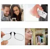 Clip Nose Mini Reading Glasses TR90 Lättvikt Keychain Glasögon Män Kvinnor Förstoring Presbyopic Glasses 1,0 2,0 2,5 1,5