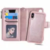 Luksusowy portfel z portfelem retro na iPhone 7 7 plus XS Max XR skórzana torebka torebka na iPhone'a x 7 8 6s 5s case COQUE3646281