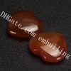 100 stks Carneool Smooth Heart Palm Steen Rode Agaat Crystal Healing Edelsteen Zorgen Therapie voor Creative Energy Passion Sacral Chakra Stone