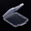 Plastfodral lådor Transparent Standard Minneskort Hållare MS vit låda Förvaringsfodral för TF micro XD SD-kortfodral