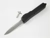 Hot Damaszek Technology Mic Technology UT70 (4 styl runda) Au Matic Polowanie Składane kieszonkowe Nóż Survival Nóż Xmas Prezent dla mężczyzn Kopie
