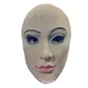 Novo disfarce de pele humana realista máscaras de halloween látex realista máscara de silicone protetor solar realista silicone feminino máscara real 248V