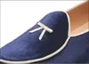 Mannen mode zijden fluwelen lederen schoenen nieuwe stijl designer schoenen mannen formele schoenen plat ademende slip-on loafers plus size