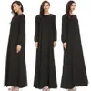 Womail robe musulmane femmes caftan islamique Abaya à manches longues taille haute en mousseline de soie élégant parti musulman dubaï Maxi robe 2019 A91