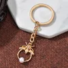 Klassieke bij keychain bee sleutelhanger vrouwen insect sleutelhanger rood hart sleutel hanger geschenken voor meisjes 2019 mode-sieraden dropshipping