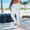 Fit Black Denim JeansMen Side Stripe Skinny Hip Hop Streetwear Couleur Unie Grande Taille Slim Fit Léger Coton Jeans pour Men180k