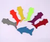 Narzędzie 200 sztuk Lody Rękaw do ochrony środowiska Shark Kształt Pure Color Popsicle Uchwyt Neoprenu Pop Hospisteers Narzędzia
