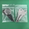 Key Shape Slotted Phillips Skruvmejsel Keychain Pocket Multificational Reparation Handverktyg Bärbar Mini Skruvmejsel med nyckelringar