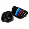Pour BMW F22 F23 calandre avant ABS Fit 2014 fibre de carbone remplacer les grilles d'origine