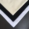 16x16 inches leeg canvas kussensloop natuurlijke canvas kussensloop wit katoen kussensloop zwarte kussenhoes voor hand-printen (3 kleuren)