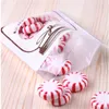 Plastic Bags Wedding Party Gift Bag For Candy Cookie Packaging Opp Suger Cookies White Bag yq01821