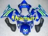 Wtrysk Mold Kit dla Honda CBR600F4I 01 03 03 CBR 600 F4I 2001 2002 2003 ABS Fajne Blue Wishings Set + Gifts HJ02