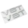 Adesivos de carro 3D Metal V6T V8T V6 V8 T Fender Side Body Emblema Tail Trunk Fender Badge Sticker Para Audi A4 A3 A5 A6 A1 Q3 Q5 Q7343B