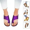 Vente chaude-femmes plate-forme confortable pieds correct semelle plate pantoufles de plage grande taille Damenschuhe femmes sandales